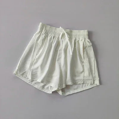 Women's Yoga Shorts High Waist Sport Fitness 2 in 1 Workout Shorts Running Pants Sports Shorts Casual Gym Quick Drying Shorts