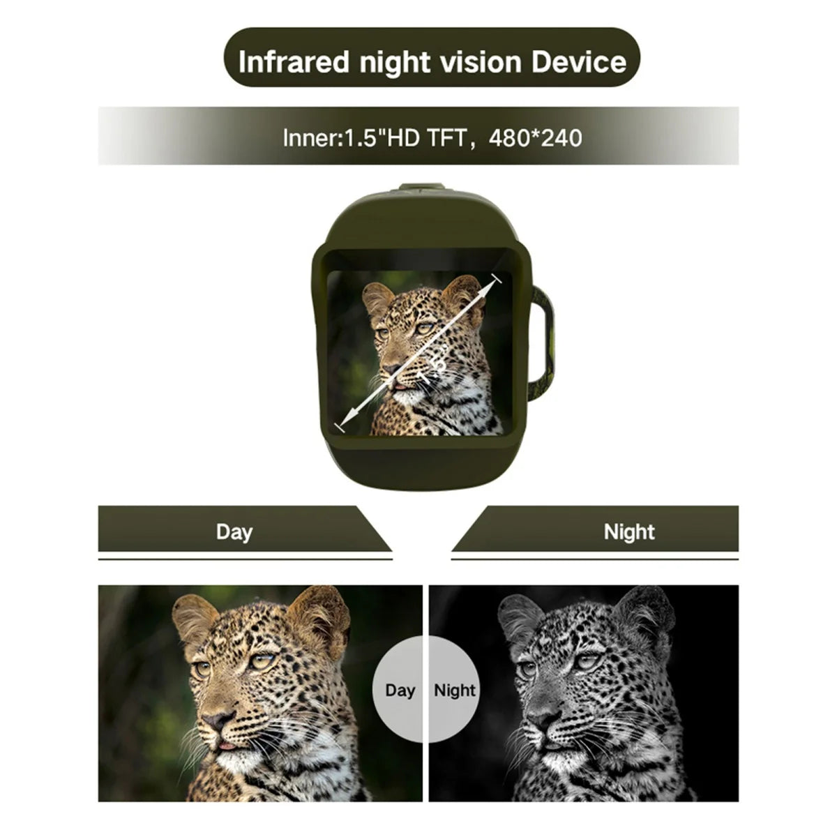 Night Vision Goggles,4K 984ft 7 Level Digital Night Vision Monocular for Dark,Rechargeable Travel Infrared Monoculars