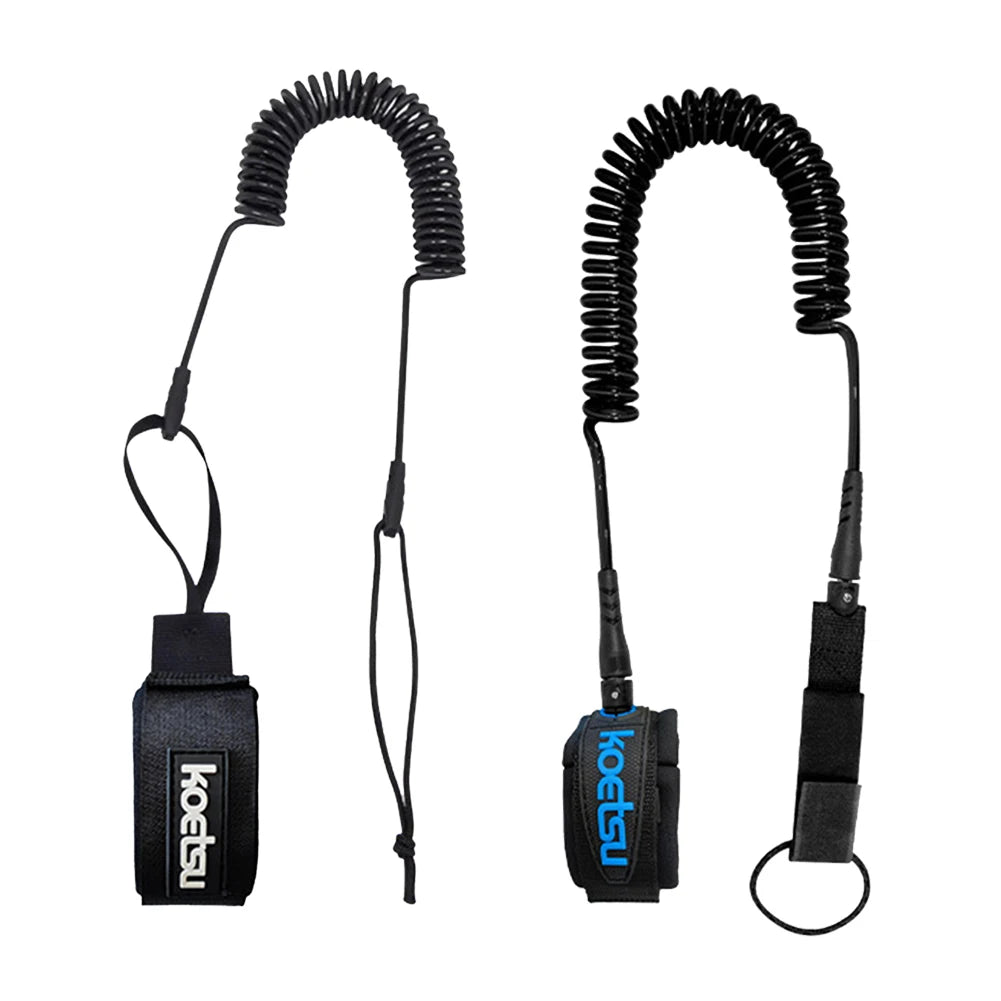 Sup Board Foot Leg Rope Practical Coiled Surfboard Leash Elastic Surfing Stand UP Paddle Board Ankle Leash TPU Accessories