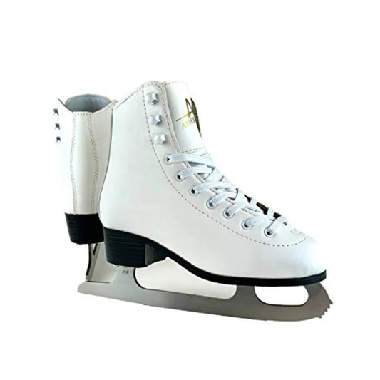 American Athletic Tricot Lined Ice Skates for Girls - Recreational Figure Skates with Ankle Support Padded Liner Stainless Stee