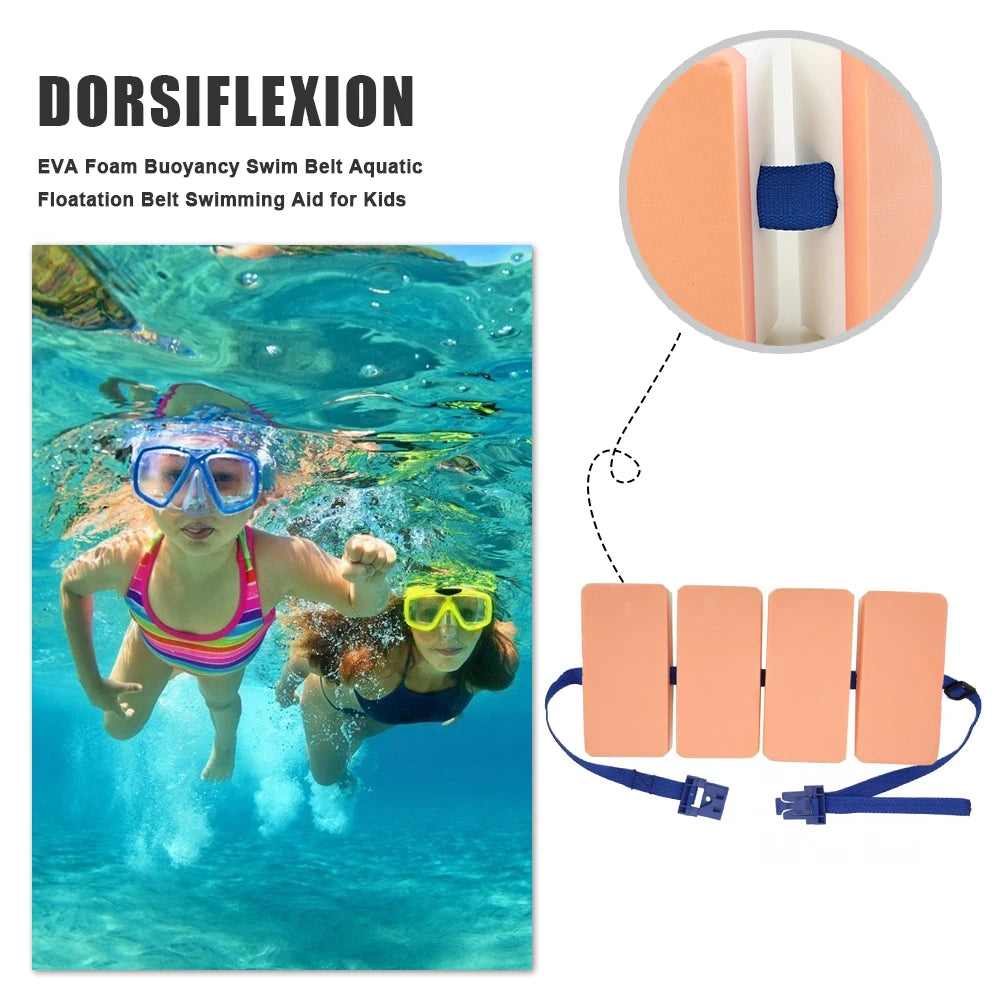 Swimming Floating Board EVA Swim Training Buoyancy Belts Adjustable Safety Float Waist Belt for Swimming Practice