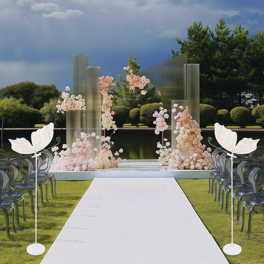 Butterfly Floor Lamp, 2Pcs Wedding Aisle Decoration Light, 110V, Romantic Butterfly Shape for Party & Event Decor