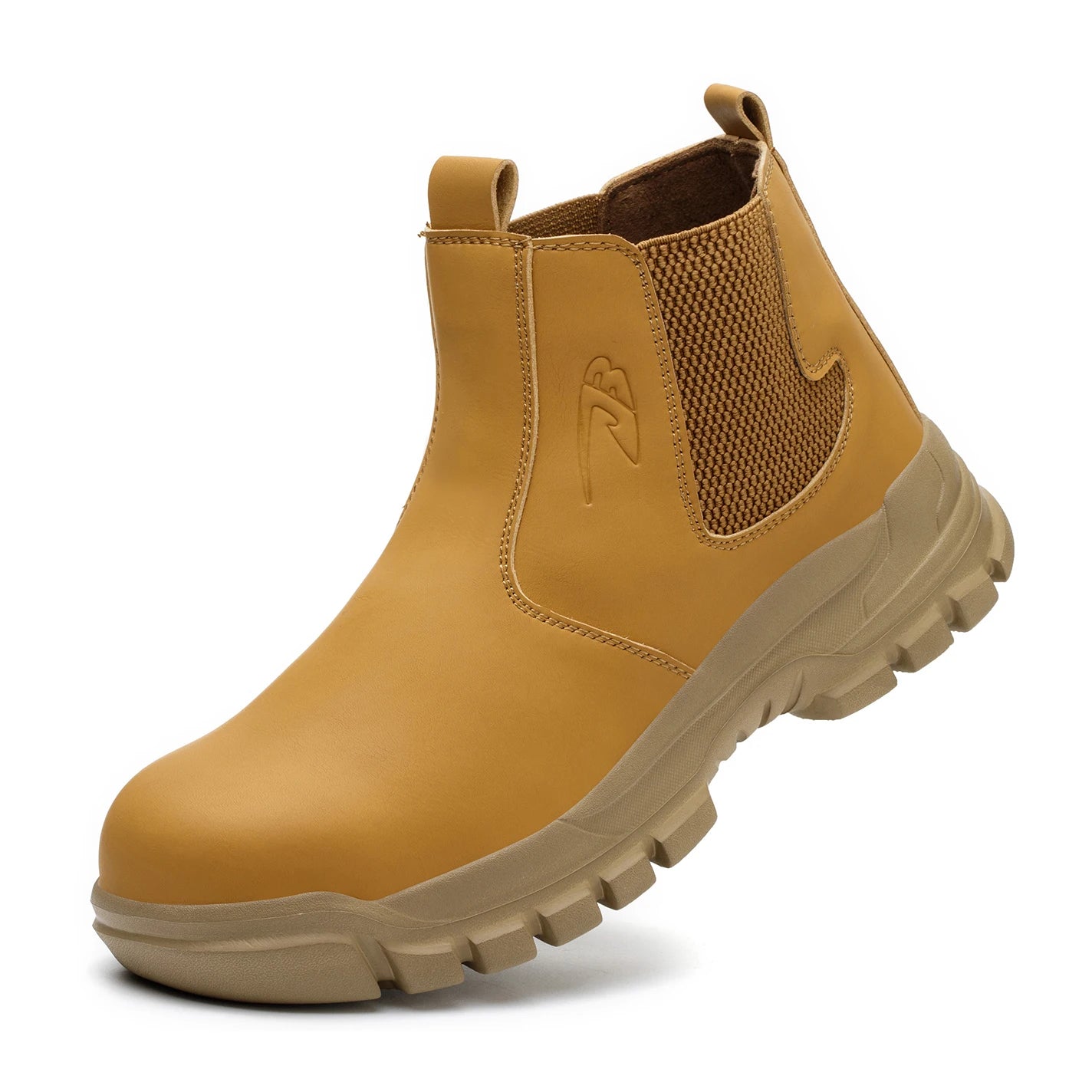 Waterproof Safety Boots Men Indestructible Steel Toe Work Boots Anti-smash Stab-resistant Safety Shoes Biker
