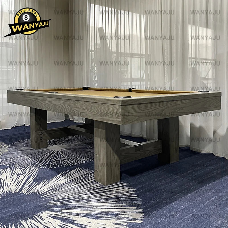 Premium Custom-Made Slate Carving Pool Tables 7FT 8FT 9FT American Style Claw Billiard Table for Sale