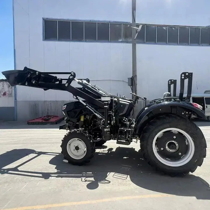 Factory Direct 50HP 504 4WD Farm Tractor Euro5 CE EPA Certified With Front Loader Enclosed Cabin Multifunctional Farming Machine
