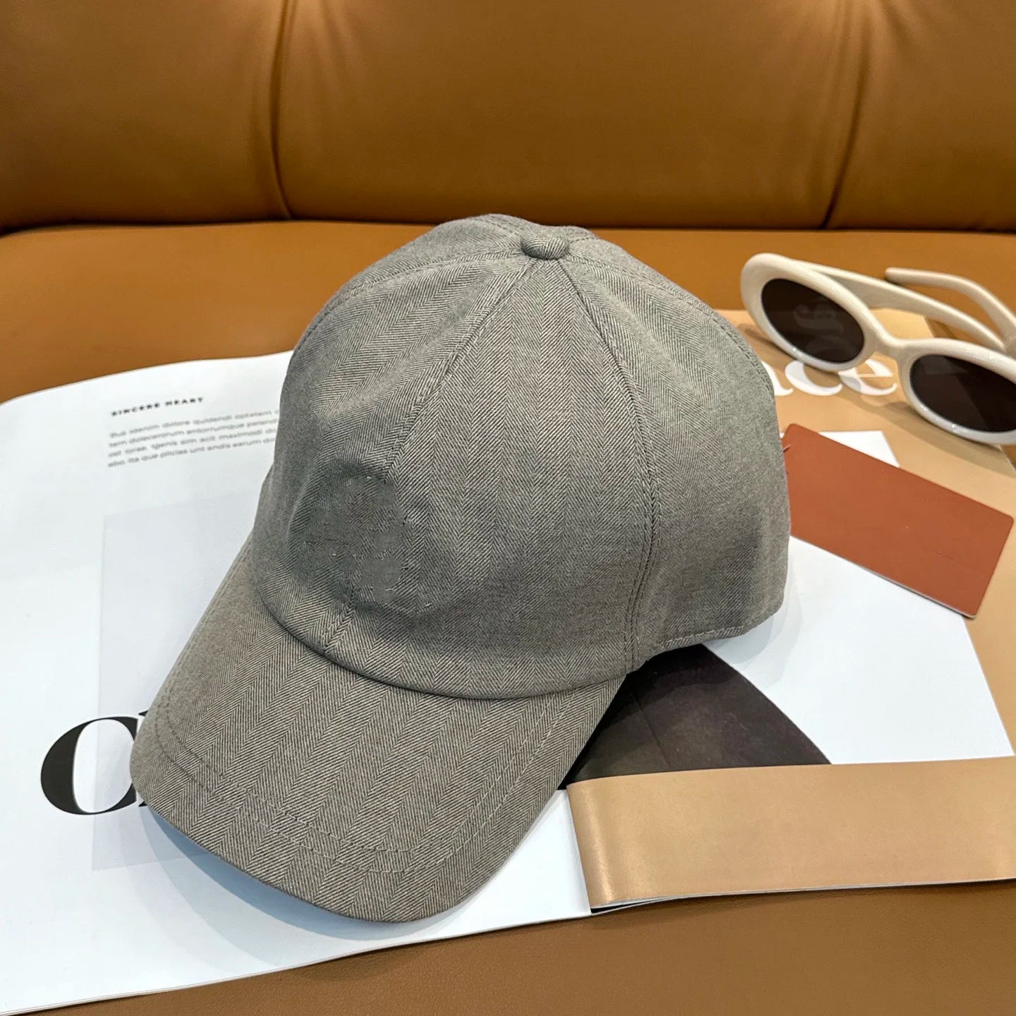 New Luxury Custom Fabric Baseball Cap, Four Seasons, Unisex