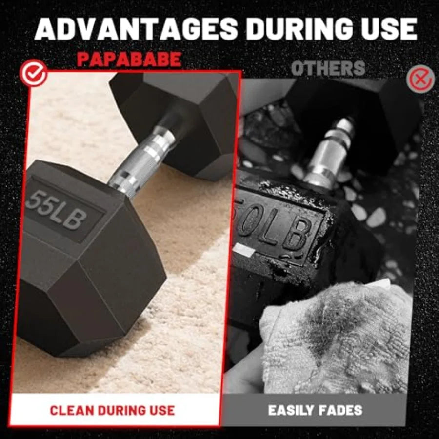 Hex Dumbbell Sets with Rack, 85-560lb Dumbbell Weight Set and Storage Rack