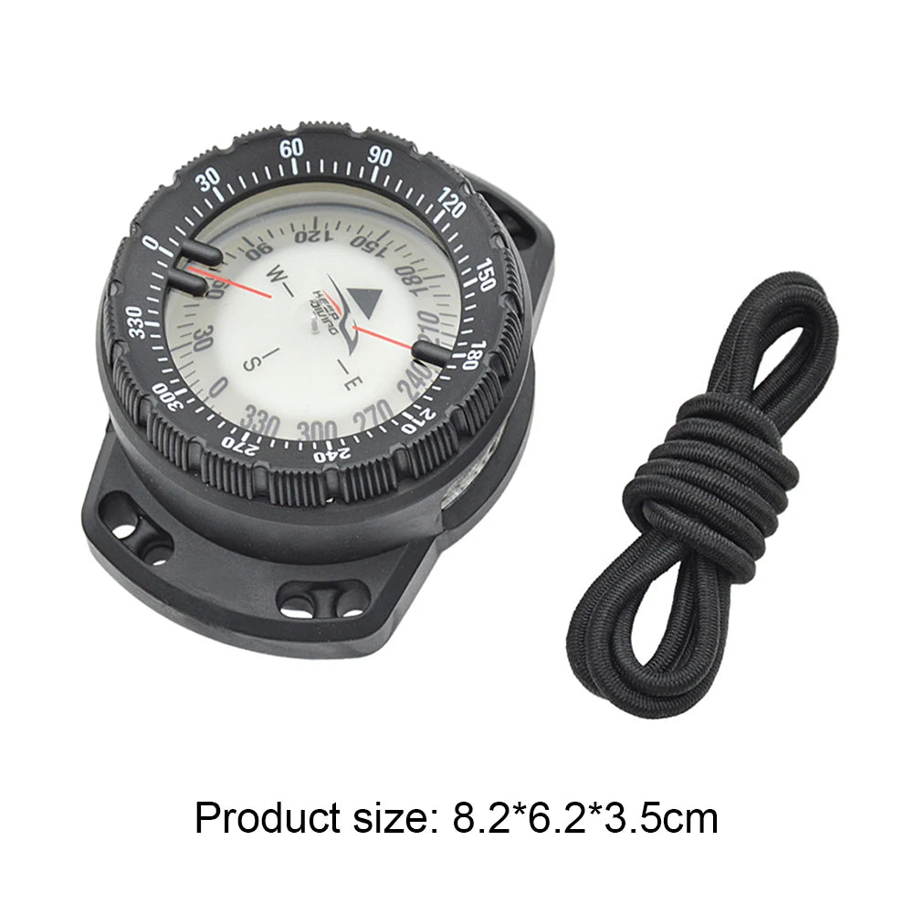 50m Scuba Diving Compass Multi-function Camping Climbing Hiking Luminous Plate