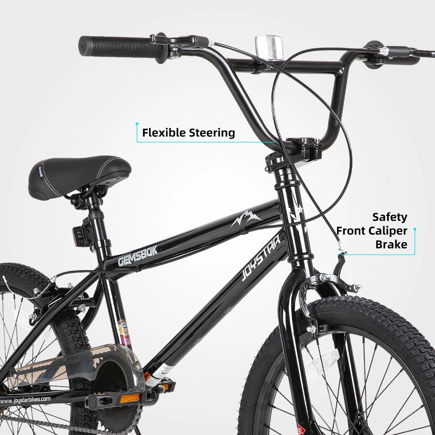 JOYSTAR 20 Inch Kids Freestyle BMX Bike for Boys Girls Ages 7-12 YearsKids Bicycles for Beginner Level Riders, Dual Hand Brakes