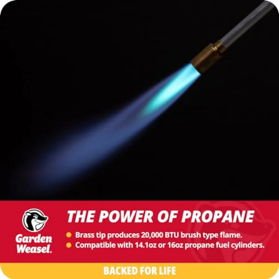 WeedTorch Weed Burner with Integrated Lighter Propane Fire Starter Torch for Weeds 98007-A
