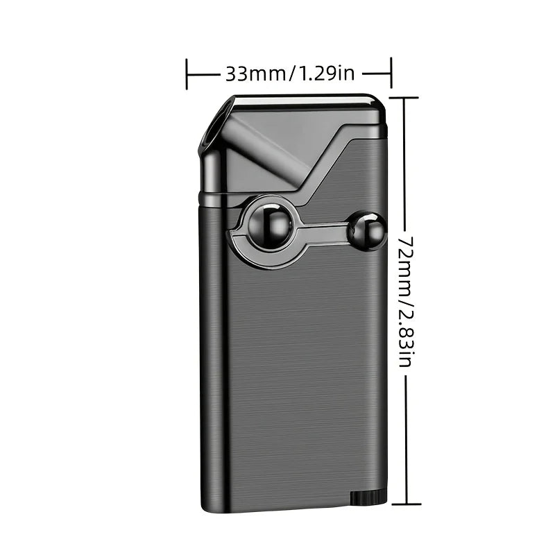 Metal Arm Ignition Gas Lighter Outdoor Windproof Portable Jet Torch Lighter for Men's Gifts Kitchen Aromatherapy Candles