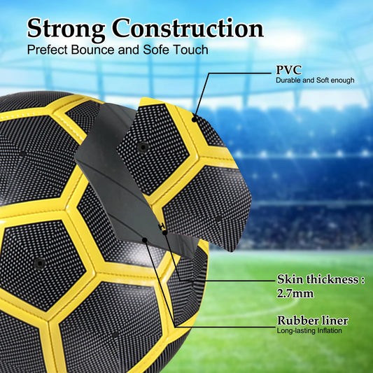 Choice For Gifts Durable Training Soccer Ball Size 5 Vibrant And Eye-Catching Youth Soccer Ball