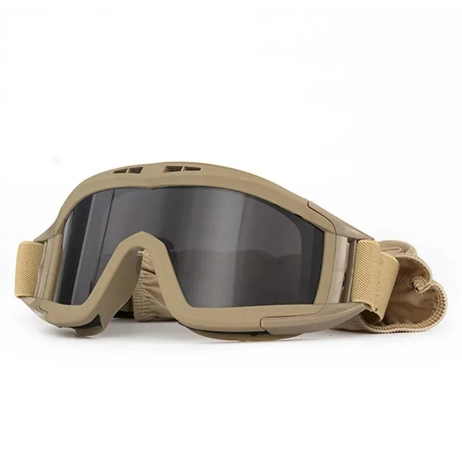 Explosion Proof Shooting Tactical Goggles Anti-impact CS War Game Airsoft Paintball Hunting Mounteering Goggles Glasses