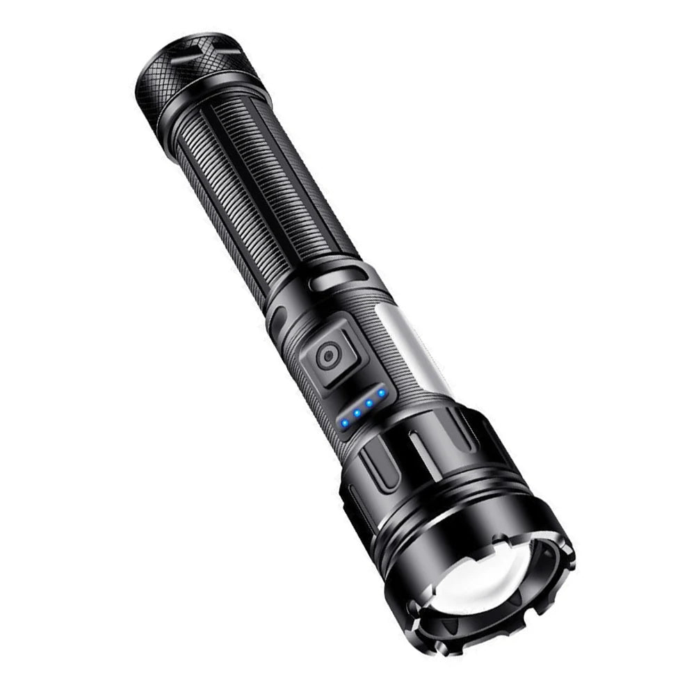 XHP50 Portable Flashlight 800LM COB LED Outdoor Lantern Type-C USB Rechargeable IPX4 Waterproof Hiking Camping Supplies
