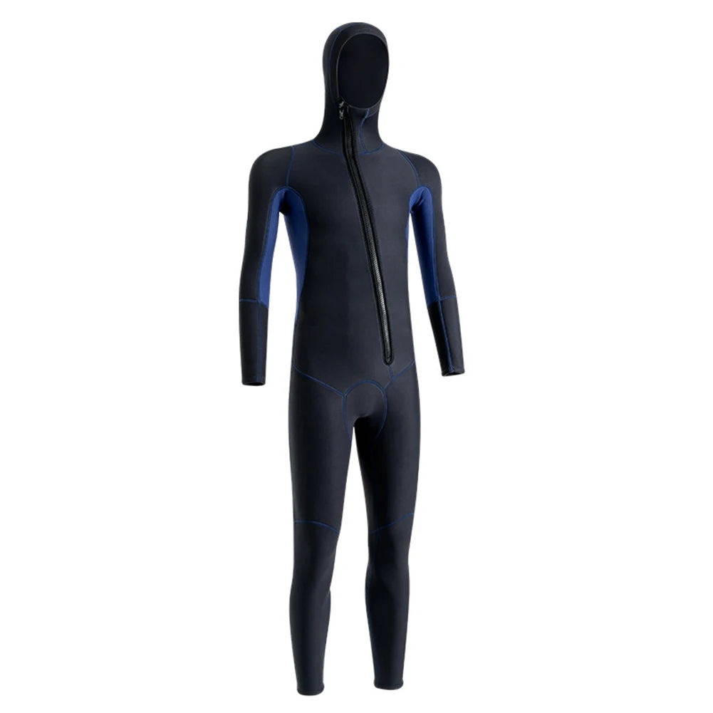 Neoprene Diving Protection Clothes Hooded Unisex Snorkeling Surfing Swimsuit Cold Proof Warm Anti-scratch Water Sports Equipment