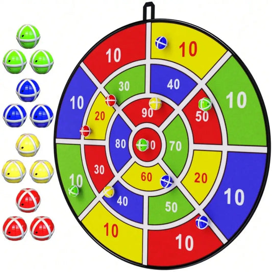 29" Large Dart Board For Kids, Kids Dart Board With Sticky Balls, Boys ToyS,Fun Party Play Game Toys, Birthday ，Chrismas.