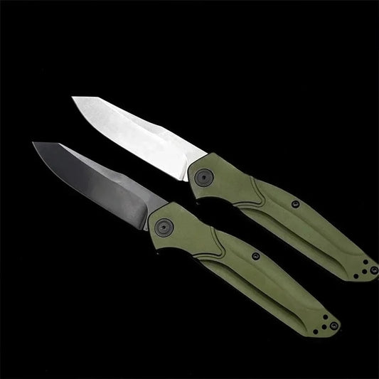 BM 9400 Portable Folding Knife D2 Steel Blade Aluminum Alloy Handle Outdoor Camping Survival EDC Hiking Practical Cutting Knife