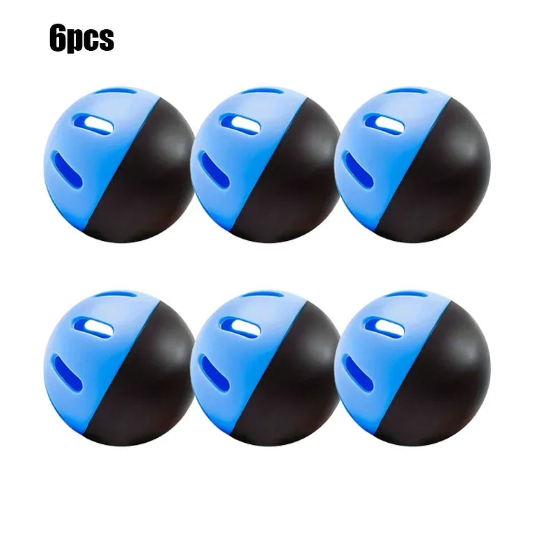 12 Pcs Baseball Soft Practice Balls Perforated Training Balls 2.91 Inches (74mm) For Outdoor Training Eva Hollow Ball Hole Ball