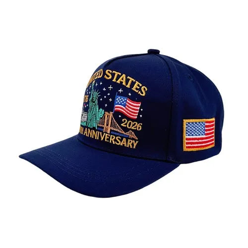 250th Anniversary of America Baseball Cap Statue of Liberty American Flag Hat
