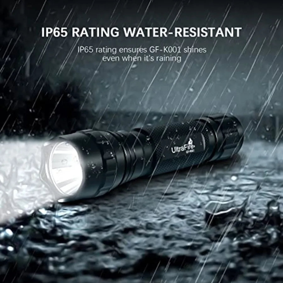 Tactical Flashlights Predator Light with Interchangeable Red Green White 1200 Lumen LED Spotlight Light Hunting Flashlight with