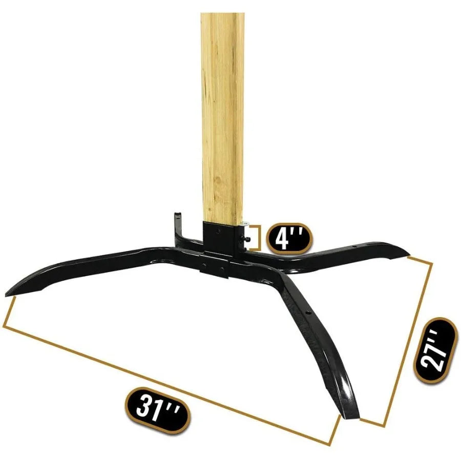 AR500 Steel Target Stand System with 2x4 Mount Kit for Outdoor Range Use Durable Adjustable and Easy to Set Up for Precision Sh