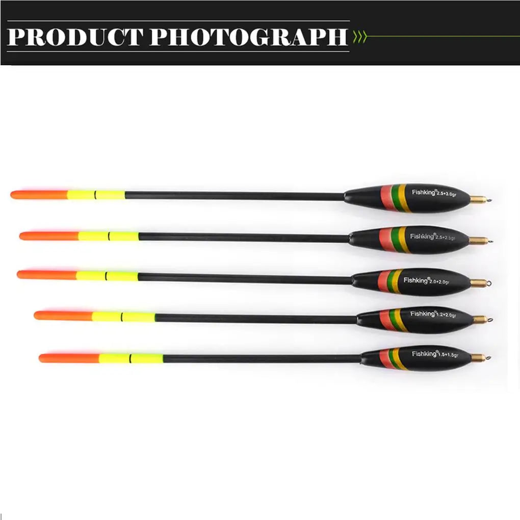 5Pcs Fishing Bobbers Balsa Float Cork Vertical Buoy Fishing Float for Carp Fishing Tackle Accessories