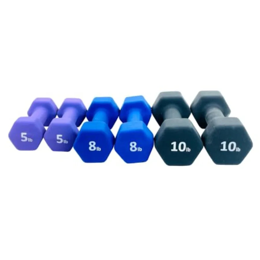 Neoprene Coated Dumbbell Hand Weight Set