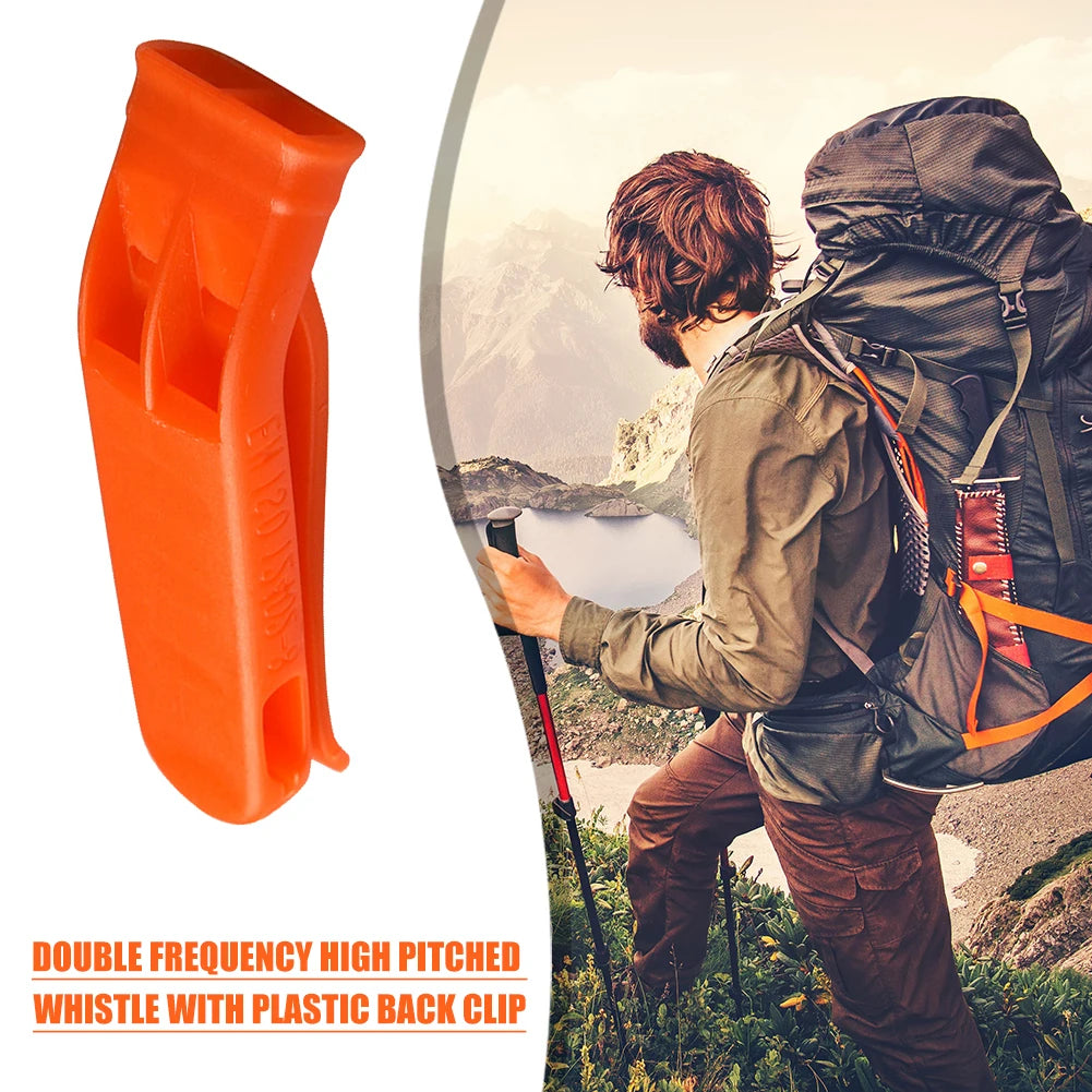 1-100PCS Outdoor Survival Whistle Camping Hiking Rescue Emergency Whistle Diving Football Basketball Match Whistle