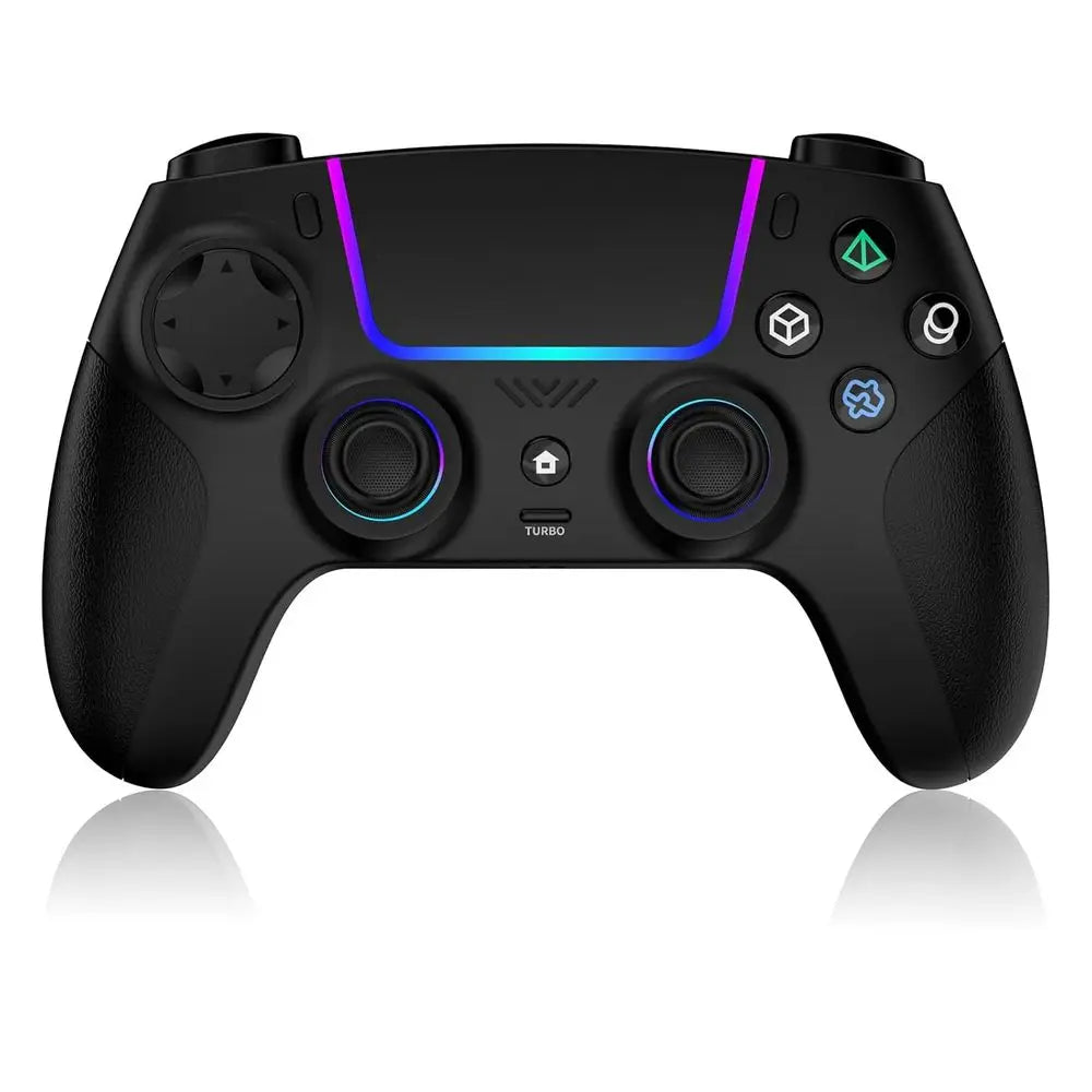 Wireless Controller for PS5, Android, iOS, and Steam Deck - LED, Hall Effect, Dual Vibration, 3.5mm Jack, 1500mAh Battery