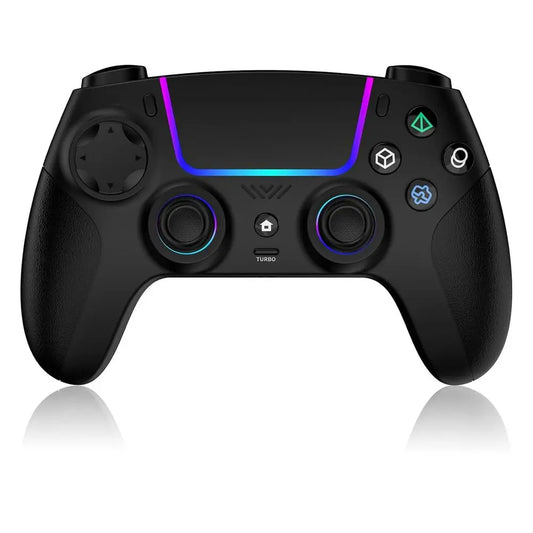 Wireless Controller for PS5, Android, iOS, and Steam Deck - LED, Hall Effect, Dual Vibration, 3.5mm Jack, 1500mAh Battery