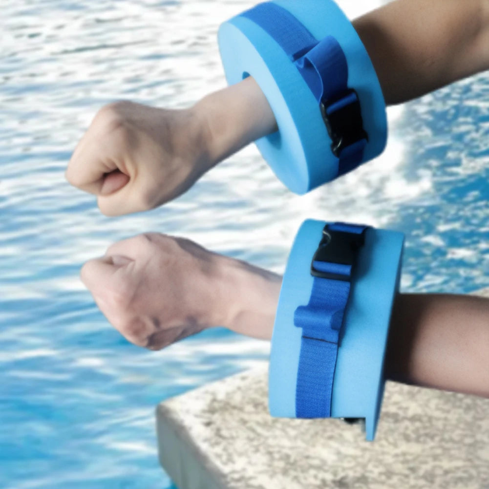Swim Aquatic Cuffs with Quick Release Buckle Water Aerobics Float Ring Swimming Float Ring for Swim Fitness Training