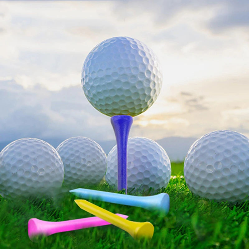 CRESTGOLF 2-1/8 Inches 54mm Wooden Golf Tees Golf Wood Tees 100pcs/Pack