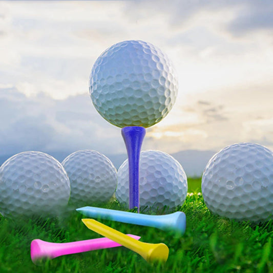 CRESTGOLF 2-1/8 Inches 54mm Wooden Golf Tees Golf Wood Tees 100pcs/Pack