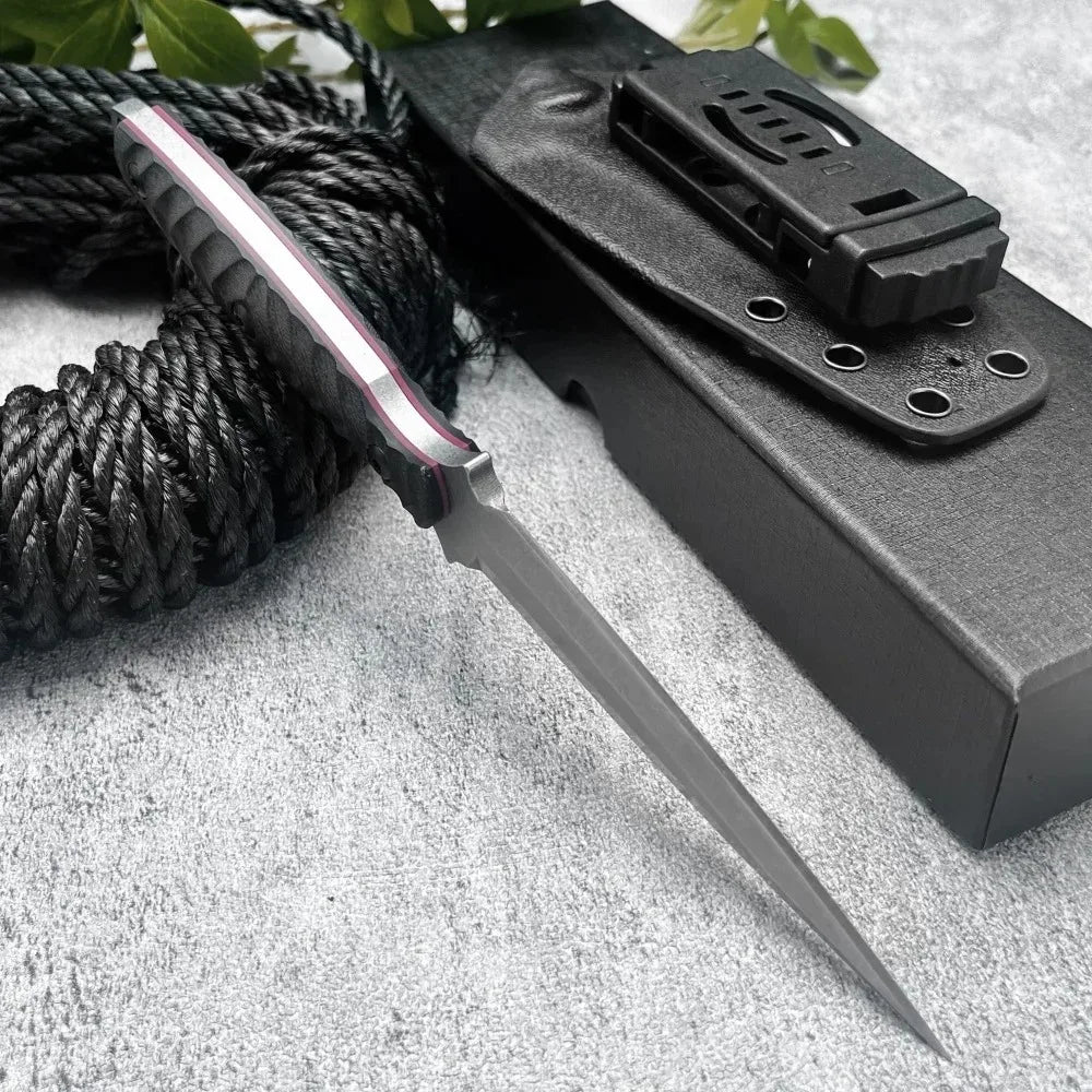 Hot Sale TOOR Jungle Fixed Blade Knife with Sheath 440c Blade EDC Cutting Hunting Survival Knife Outdoor Portable Camping Knife