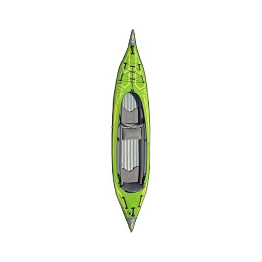 AdvancedFrame Convertible 2 Person Inflatable Kayak with Pump - Green