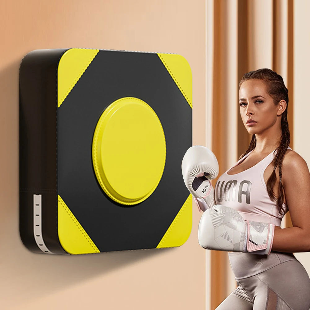 PU Leather Boxing Bag Mat Fighter Martial Arts Fitness Agility Boxing Sports Reaction Training Sports Punching Bag Boxing Punch