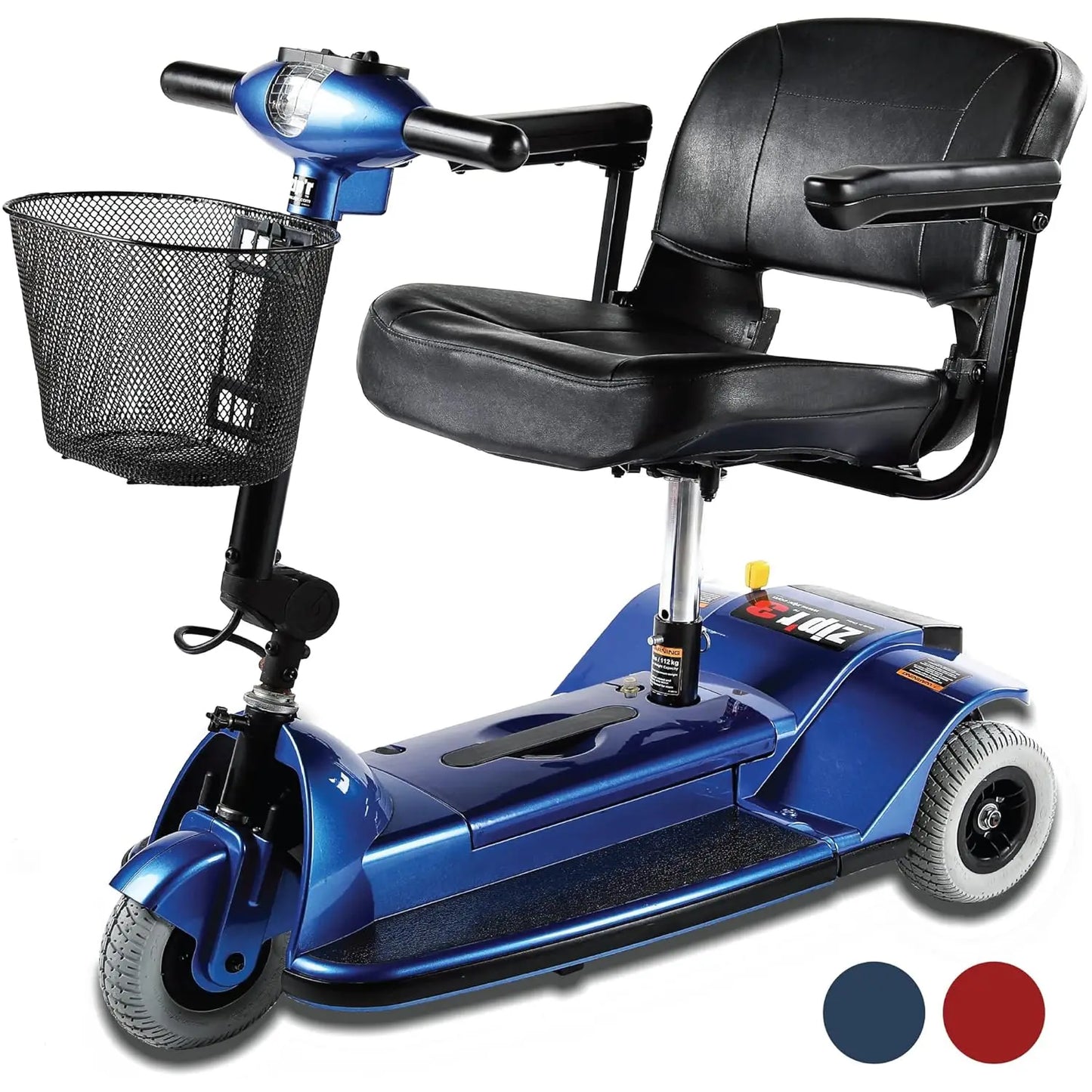Zipr 3 Wheel Mobility Scooter - Electric Powered Mobile Wheelchair Medical Aid - Folding Portable Compact for, Customized