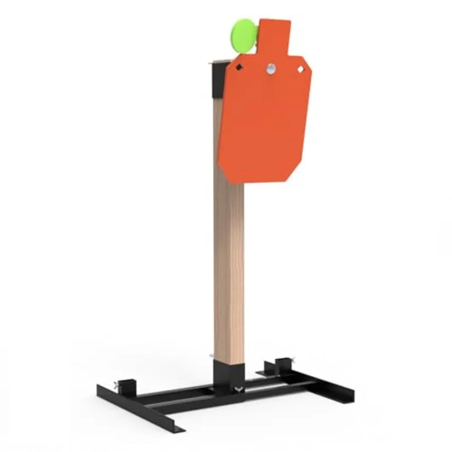 12x20 inch AR500 Steel Reactive Shooting Target with 3 8 inch Thickness and 2x4 Target Stand Kit for Outdoor Range Training Hig