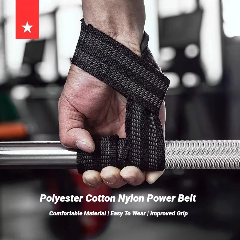 2Pcs Sports Booster Belt Grip Fitness Pull-Up Bars Pull-Ups Silicone Non-Slip Wear-Resistant Deadlift Strap Gym Dumbbell Workout