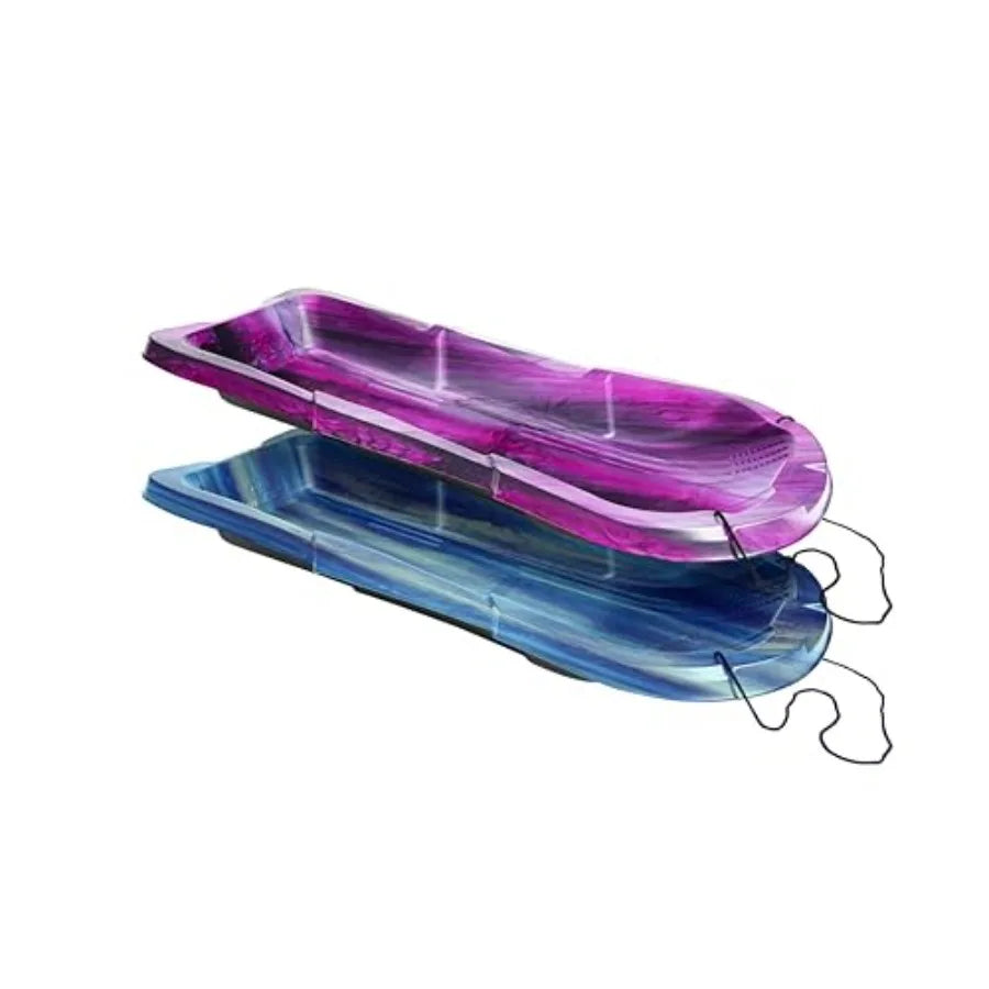 Pelican Sled Mega Snow Glider - Single or Combo - 4 Season Sled for Any Outdoors Activities - Durable Polyester with Vibrant Re