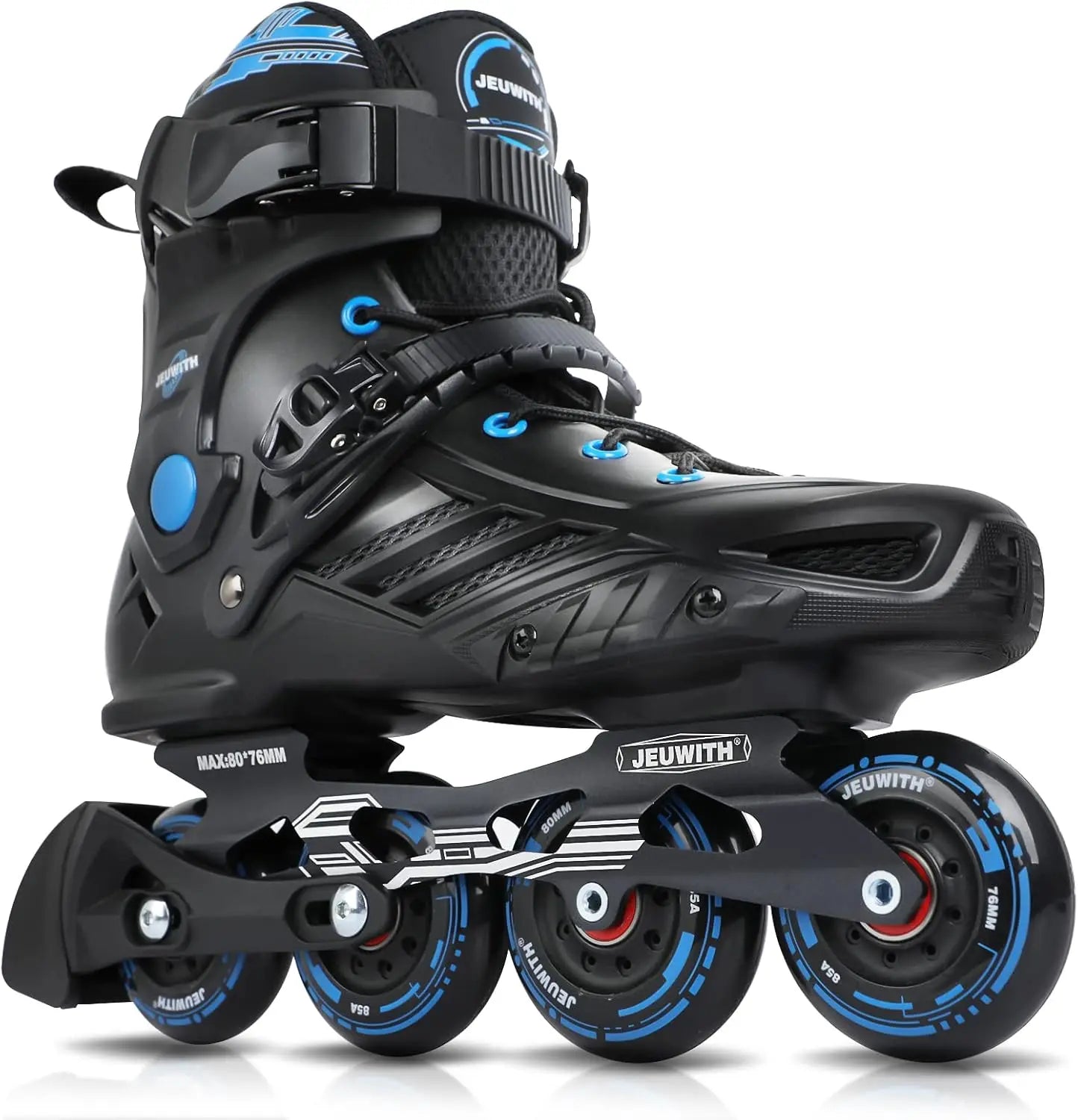 Unisex Inline Skates with Aluminum Frame, Breathable Design, Triple Protection for Outdoor Fitness