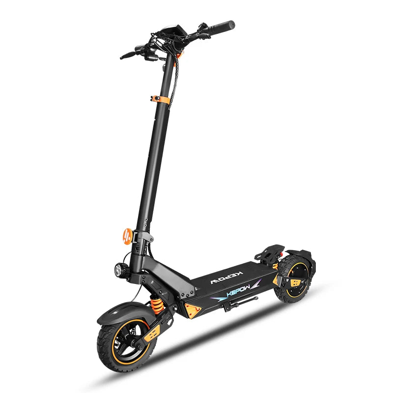 KEPOW D3 31mph Electric Scooter 52v/20.8ah 800w Motor 10 Inch Off-Road Tires Escooter For Adults Foldable Electric Kick With App