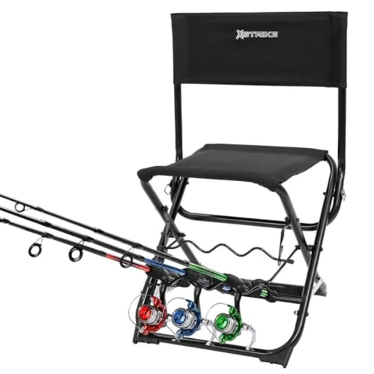 Portable Fishing Chairs Outdoor Folding Stool for Adults Portable Camping Chair for Ice Fishing, Hunting, Lawn, Patio, Garden,