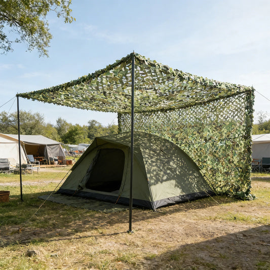 8*8m Military Net Camouflage Hunting Woodland Army Training Sunshade Mesh Nets Waterproof & Lightweight for Hunting, Camping