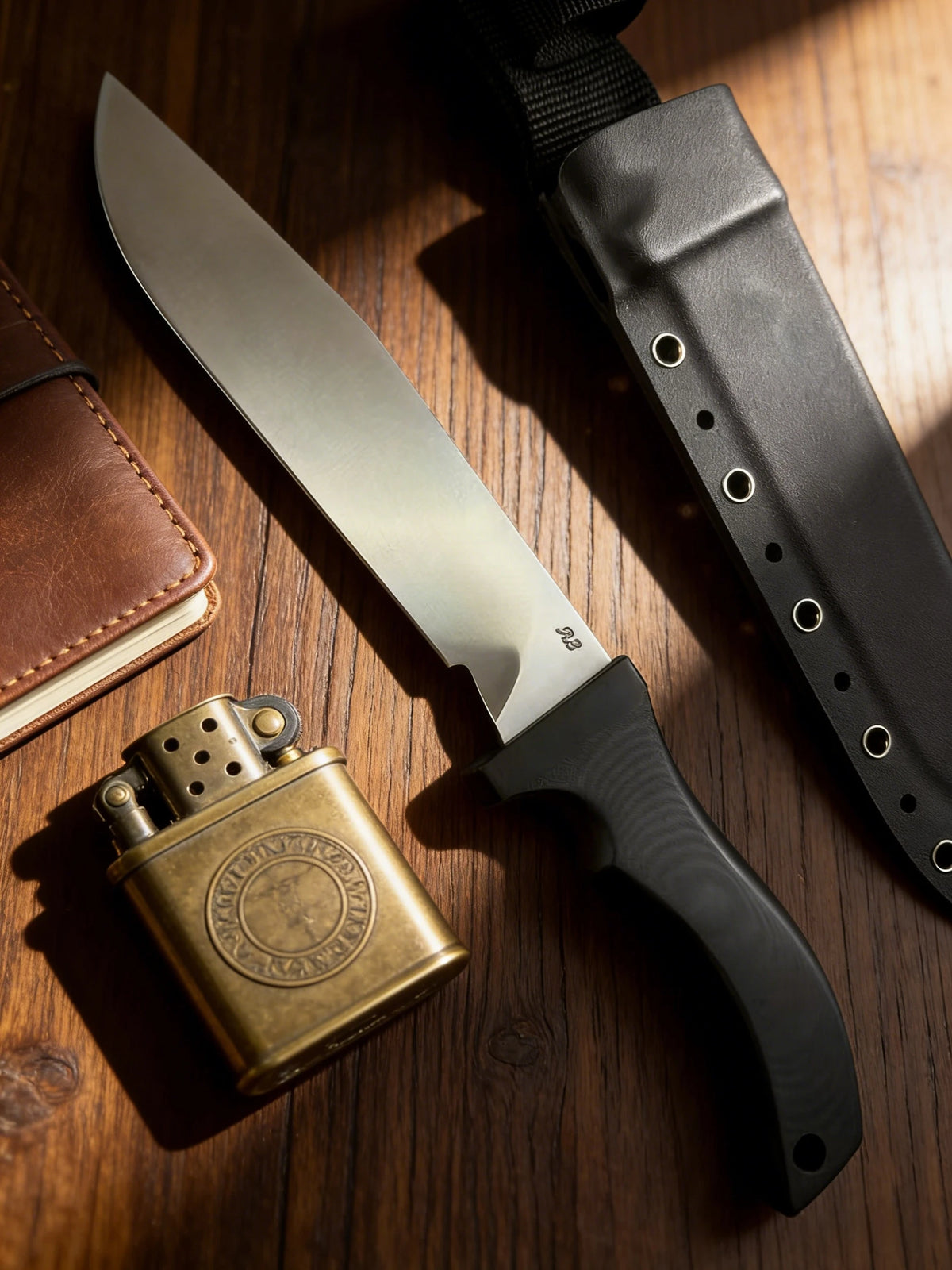 MadDog - Classic outdoor camping knife, made of A8 steel, for clearing obstacles in the jungle and for fishing outdoors.
