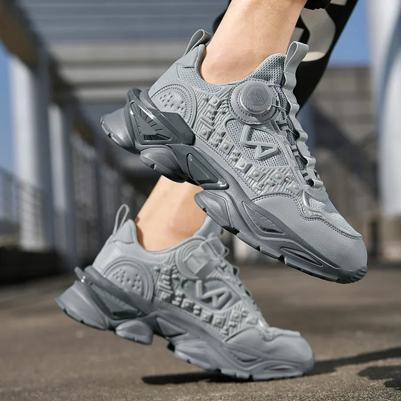 Men's Casual Sneakers Breathable Luxury Trainer Race Shoes Fashion Loafers Running Shoes for Male Comfortable Tenis