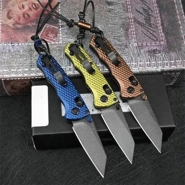 BM 290 Mini AXIS Folding Knife 2.49" CPM-M4 Blade Outdoor Tactical EDC Hunting Knife Lightweight and Compact Great Gift for Men