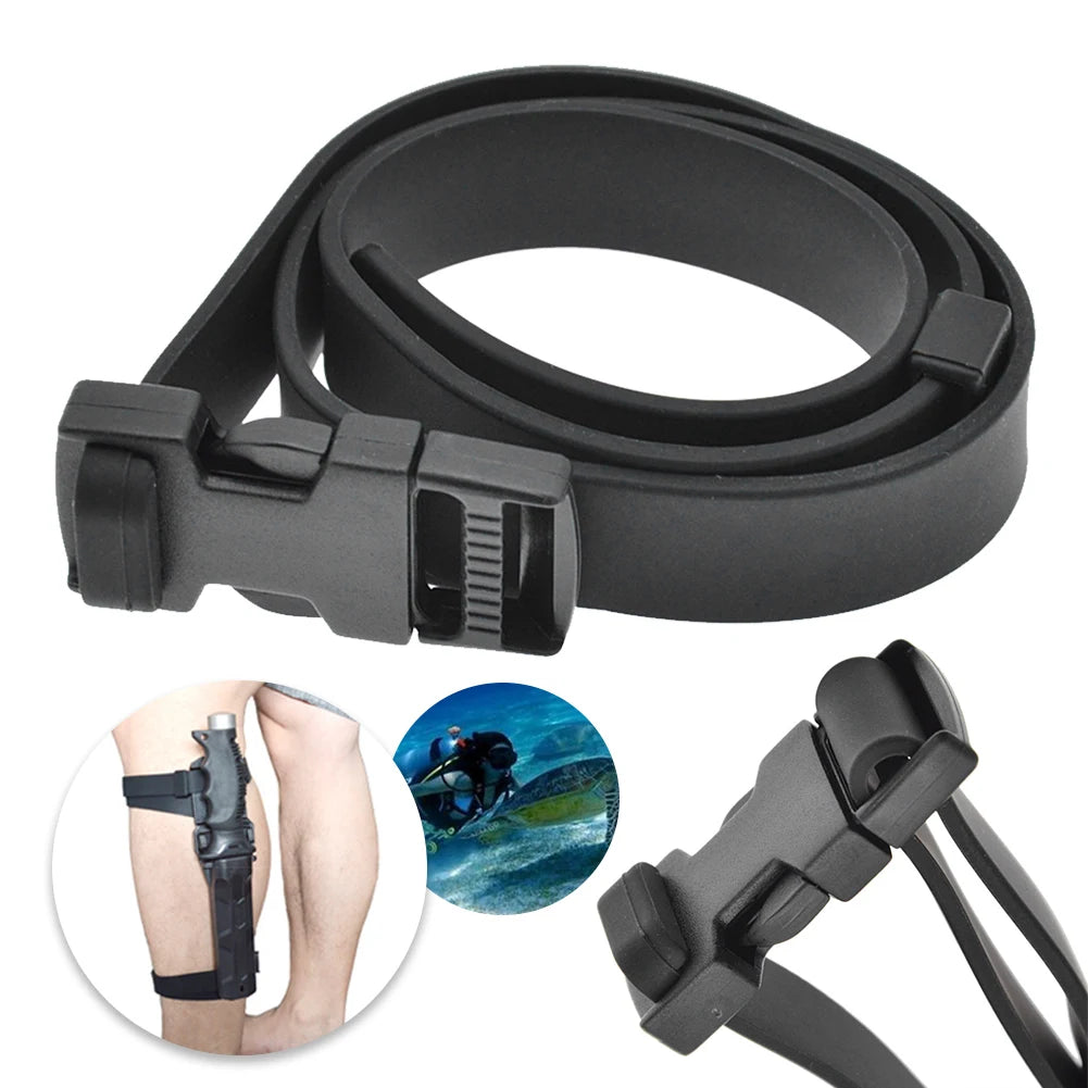 Diving Knife Strap Quick Release Diving Knives Belt Adjustable Snorkeling Replacement Strap for Outdoor Spearfishing Snorkeling