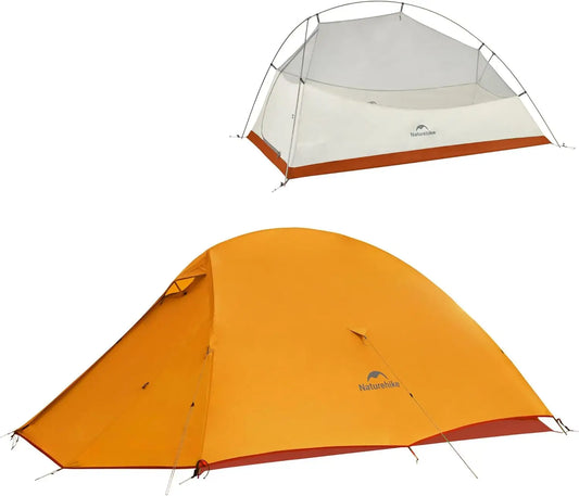Ultralight 2-Person Backpacking Tent with Footprint - Waterproof & Windproof for Hiking Camping