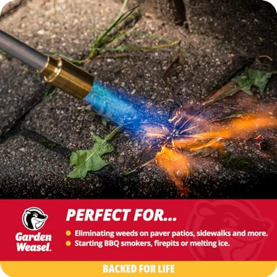 WeedTorch Weed Burner with Integrated Lighter Propane Fire Starter Torch for Weeds 98007-A